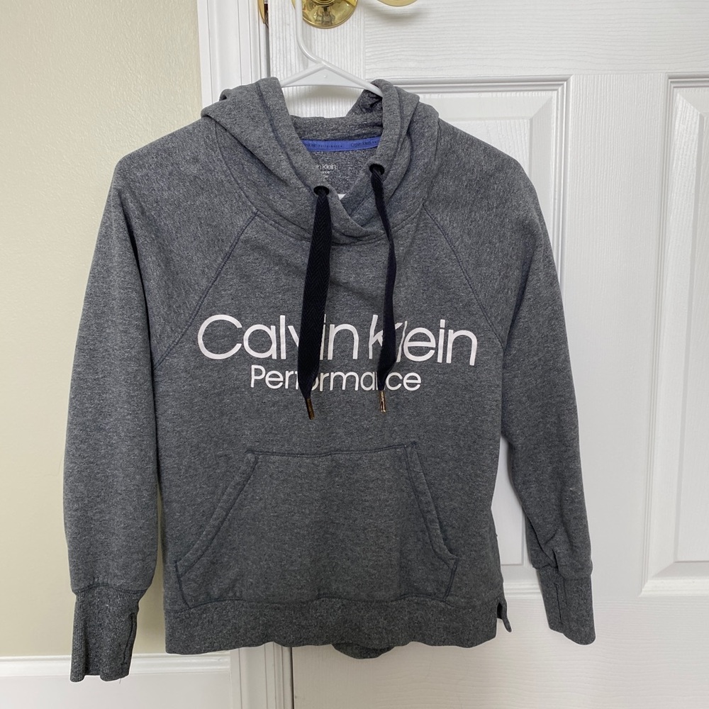 Gray Calvin Klein Hoodie
